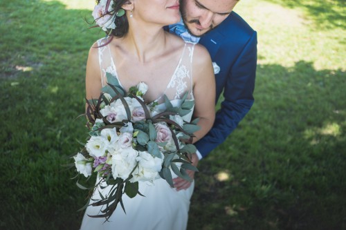 bouquet rond flou