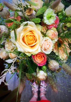 bouquet de mariée bohème