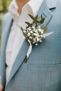 boutonnière marié